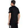 imageadidas Mens Club Tennis Climacool 3Stripes Polo ShirtBlack