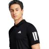 imageadidas Mens Club Tennis Climacool 3Stripes Polo ShirtBlack