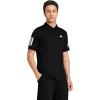 imageadidas Mens Club Tennis Climacool 3Stripes Polo ShirtBlack