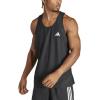 imageadidas Mens Own The Run Tank TopBlackBlack