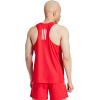 imageadidas Mens Own The Run Tank TopPure Ruby