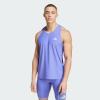 imageadidas Mens Own The Run Tank TopSemi Cobalt Blue