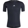 imageadidas Mens Techfit Compression Training TShirtBlack