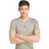 imageadidas Mens Techfit Compression Training TShirtSilver Pebble