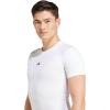 imageadidas Mens Techfit Compression Training TShirtWhite