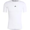 imageadidas Mens Techfit Compression Training TShirtWhite