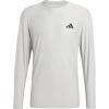 imageadidas Mens Train Essentials Stretch Long Sleeve Base TShirtMedium Grey Heather