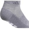 imageadidas Womens All Day Training Low Cut Socks 3Pair athletic performance with targeted cushion for runningGreyWhiteBlack