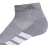 imageadidas Womens All Day Training Low Cut Socks 3Pair athletic performance with targeted cushion for runningGreyWhiteBlack