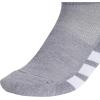 imageadidas Womens All Day Training Low Cut Socks 3Pair athletic performance with targeted cushion for runningGreyWhiteBlack