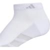 imageadidas Womens All Day Training Low Cut Socks 3Pair athletic performance with targeted cushion for runningWhiteClear Onix GreyClear Grey