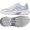 imageadidas Womens Courtjam Control 3 Tennis SneakerWhiteSilver Metallic