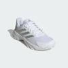 imageadidas Womens Courtjam Control 3 Tennis SneakerWhiteSilver MetallicGrey
