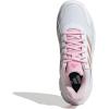 imageadidas Womens Courtjam Control 3 Tennis SneakerWhiteSilver MetallicLucid Pink