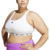 imageadidas Womens Plus Size Powerreact Techfit Training BraWhite