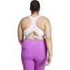 imageadidas Womens Plus Size Powerreact Techfit Training BraWhite
