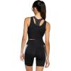 imageadidas Womens Train Essentials 3Stripes Cropped Tank TopBlackWhite