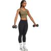 imageadidas Womens Train Essentials 3Stripes Cropped Tank TopOlive StrataBlack