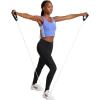 imageadidas Womens Train Essentials 3Stripes Cropped Tank TopSemi Cobalt BlueWhite