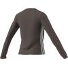 imageadidas Womens Train Essentials 3Stripes Long Sleeve TShirtEarth StrataWhite