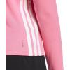 imageadidas Womens Train Essentials 3Stripes Long Sleeve TShirtPink FusionWhite