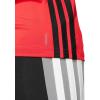 imageadidas Womens Train Essentials 3Stripes Long Sleeve TShirtPure RubyBlack