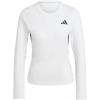 imageadidas Womens Train Essentials 3Stripes Long Sleeve TShirtWhiteBlack