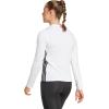 imageadidas Womens Train Essentials 3Stripes Long Sleeve TShirtWhiteBlack