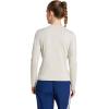 imageadidas Womens Train Essentials 3Stripes Long Sleeve TShirtWonder AluminaWhite
