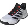 imageadidas Mens Adizero Ubersonic 4 Tennis ShoeWhiteBlackSolar Red