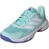 imageadidas Womens Courtjam Control 3 Tennis SneakerSemi Flash AquaWhiteCobalt Blue