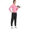 imageadidas Womens Train Essentials 3Stripes Long Sleeve TShirtPink FusionWhite