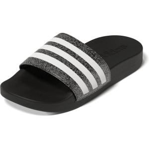 imageadidas Adilette Comfort Slides SandalCore BlackWhiteCore Black