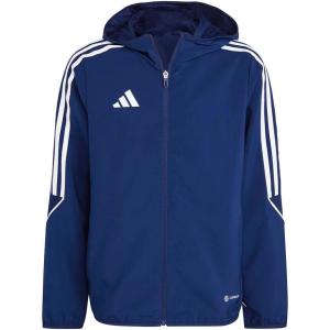 imageadidas Kids Boys Tiro23 League Windbreaker Soccer Cleats Full Zip  WhiteTeam Navy Blue