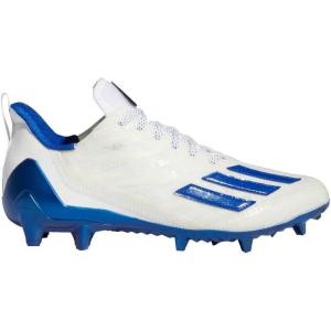 imageadidas Mens Adizero Football CleatsCloud WhiteRoyal BlueCloud White