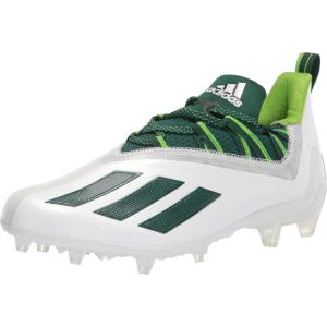 imageadidas Mens Adizero Football CleatsWhiteTeam Dark GreenTeam Semi Sol Green