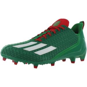 imageadidas Mens Adizero Scorch Football ShoeTeam GreenCloud WhiteVivid Red