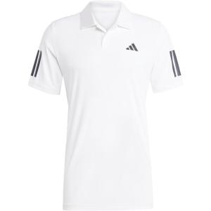 imageadidas Mens Club Tennis Climacool 3Stripes Polo ShirtWhite