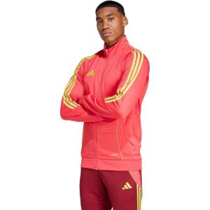 imageadidas Mens Tiro 24 Training JacketCore PinkSemi Solar Yellow
