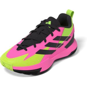 imageadidas UnisexChild Cross Em Up Select BasketballLucid PinkAurora BlackLucid Lemon