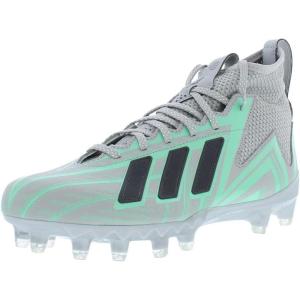 imageadidas UnisexChild Freak Spark Md 23 Inline Football Cleats ShoeAsh GrayMint GreenSilver Metallic