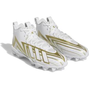 imageadidas UnisexChild Freak Spark Md 23 Inline Football Cleats ShoeWhiteWhiteGold Metallic