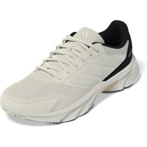 imageadidas Womens Courtjam Control 3 Tennis SneakerOff WhiteOff WhiteChampagne Metallic