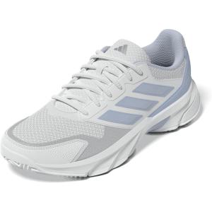 imageadidas Womens Courtjam Control 3 Tennis SneakerWhiteSilver Metallic