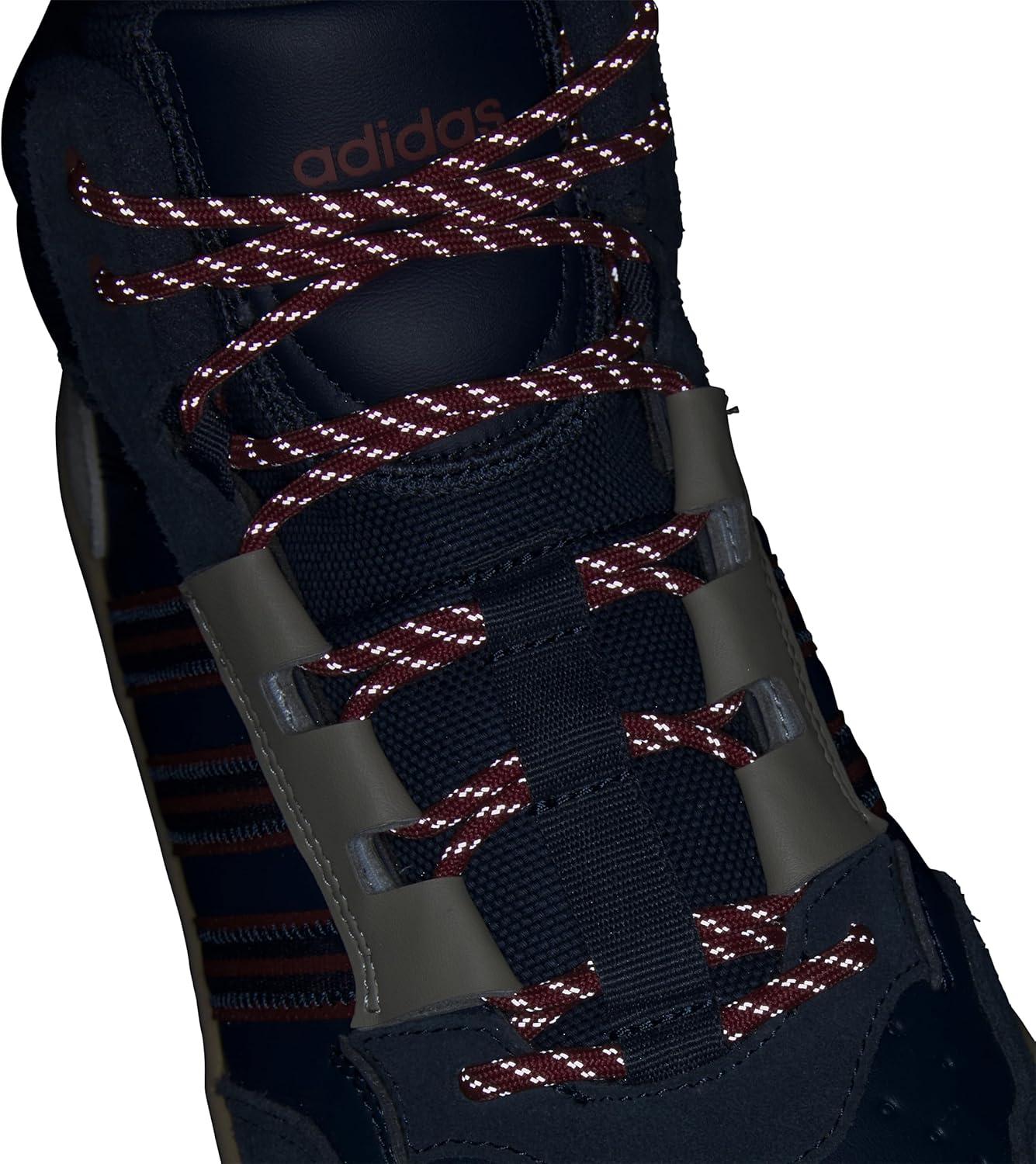 imageAdidas UnisexAdult Hoops 40 Mid Top SneakerAurora InkBetter ScarletGum