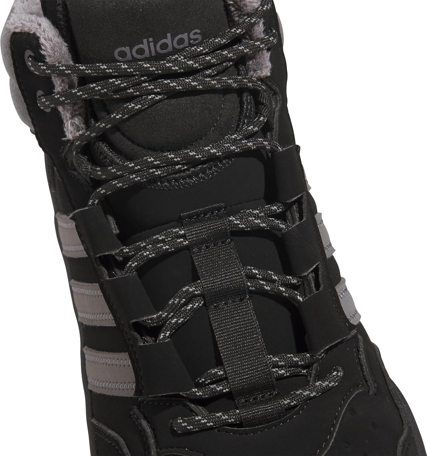 imageAdidas UnisexAdult Hoops 40 Mid Top SneakerBlackGreyBlack