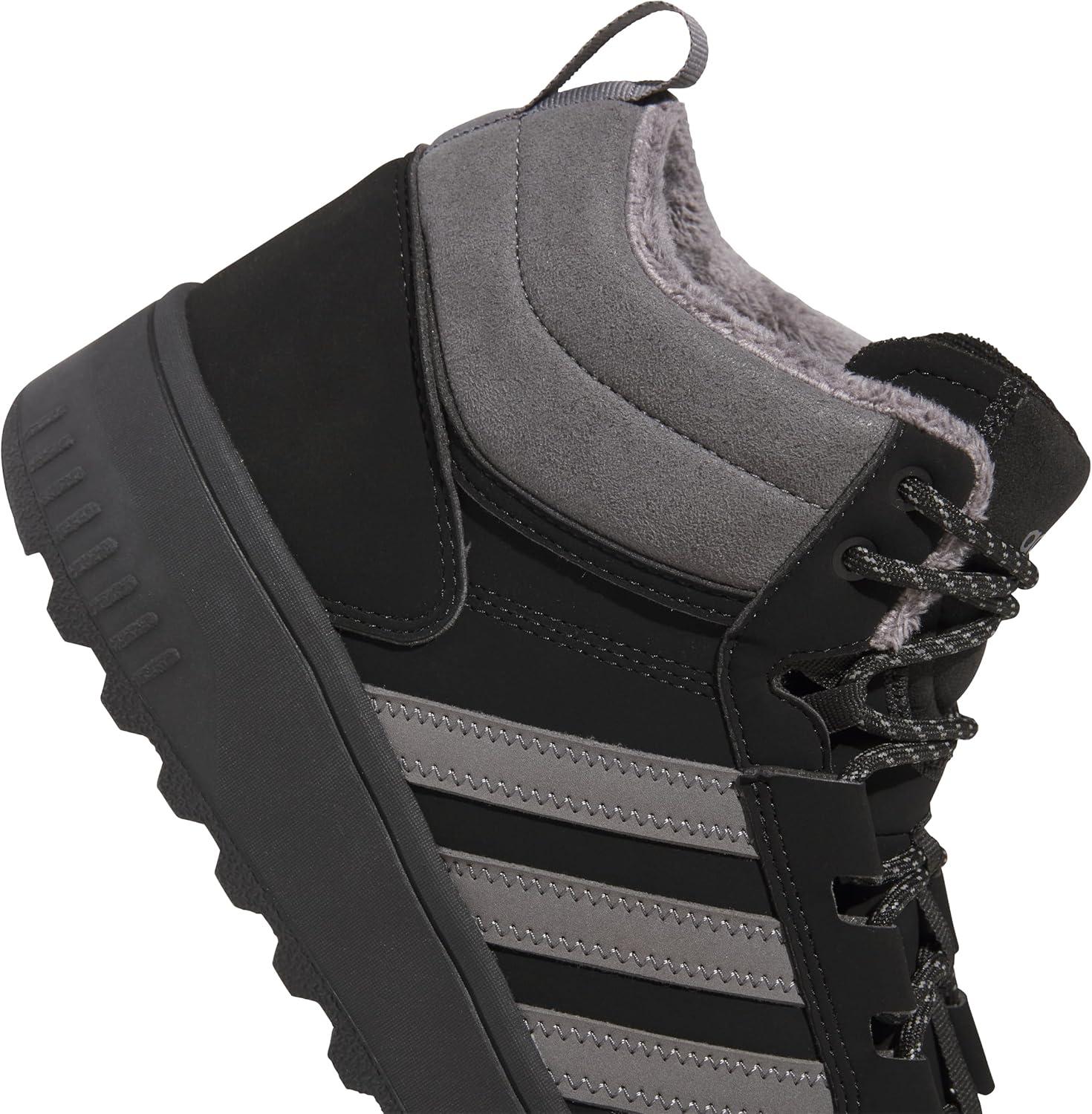 imageAdidas UnisexAdult Hoops 40 Mid Top SneakerBlackGreyBlack