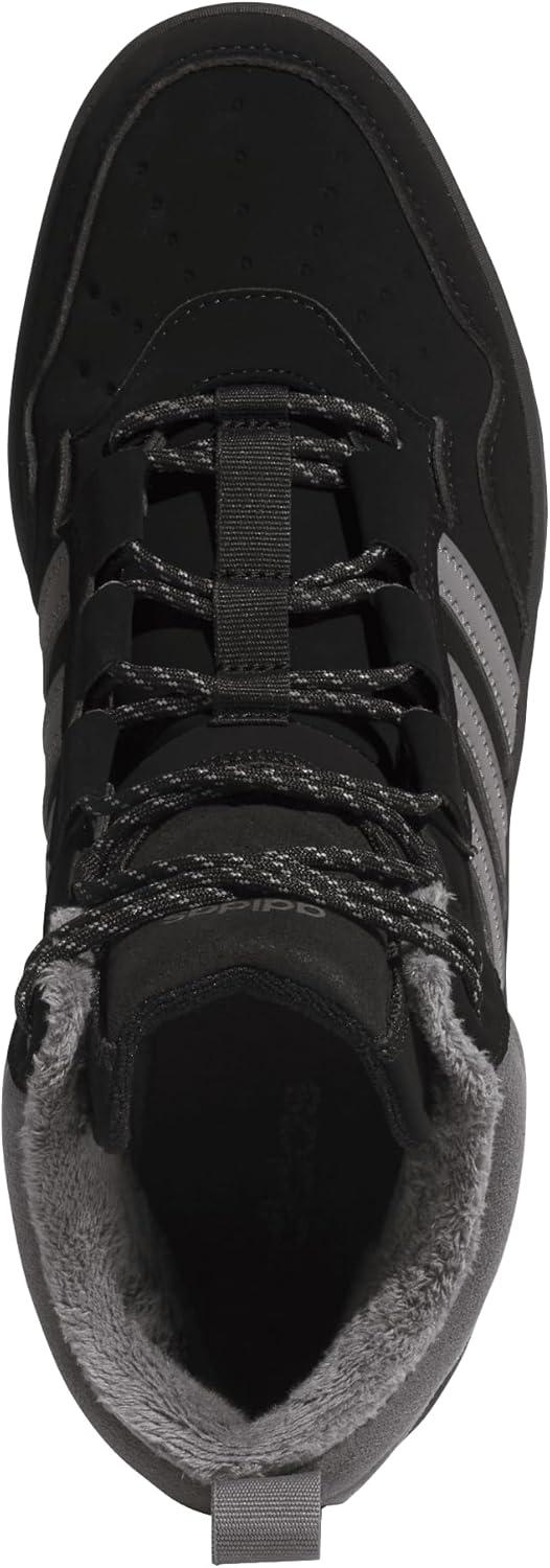 imageAdidas UnisexAdult Hoops 40 Mid Top SneakerBlackGreyBlack
