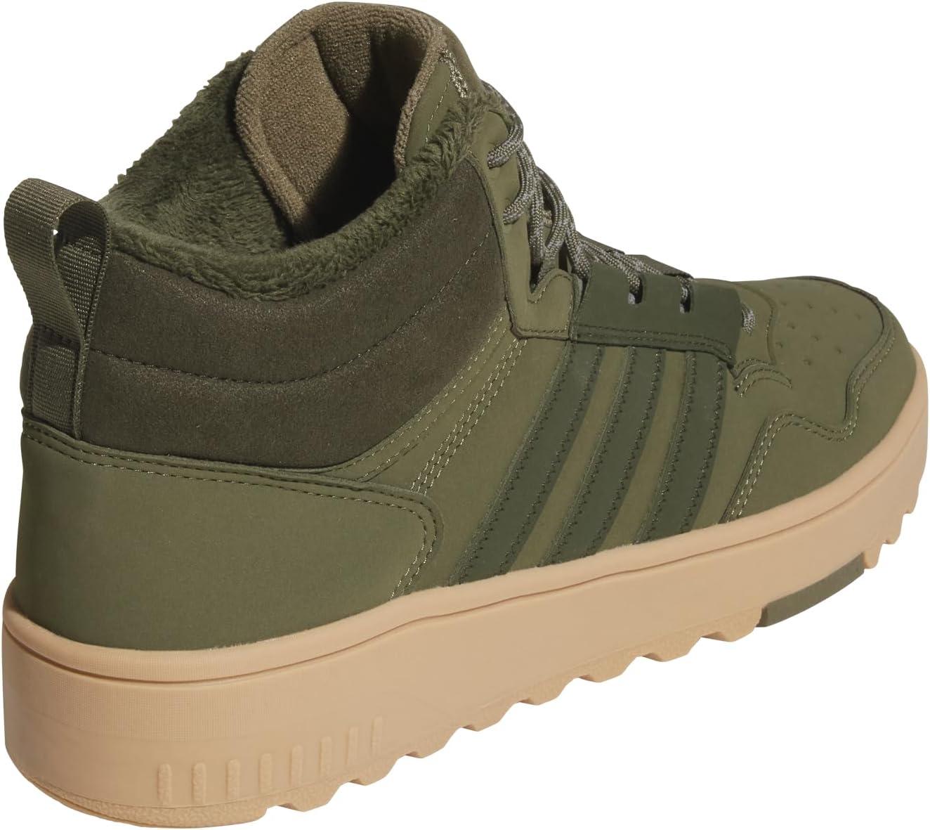 imageAdidas UnisexAdult Hoops 40 Mid Top SneakerOlive StrataNight CargoGum