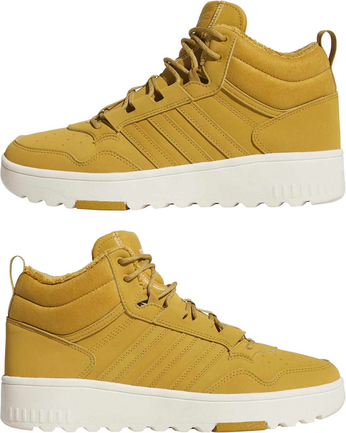 imageAdidas UnisexAdult Hoops 40 Mid Top SneakerPreloved BronzeOff WhiteOff White